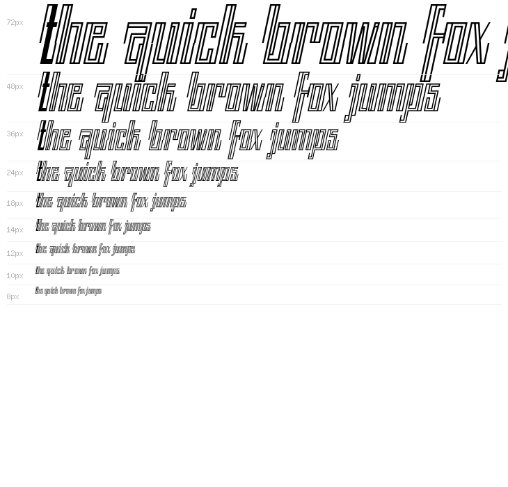 BACK TO ANCIENT TIME Italic Waterfall