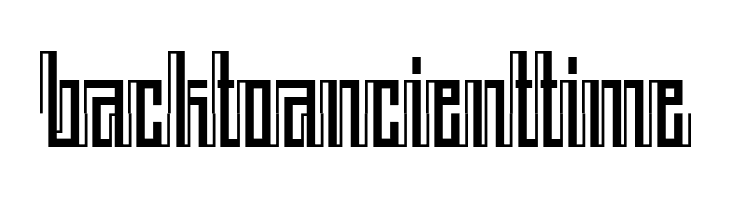 BACK TO ANCIENT TIME  Fuentes Gratis Descargar