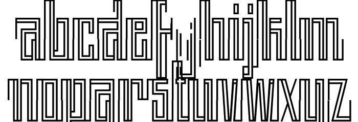BACK TO ANCIENT TIME Font LOWERCASE