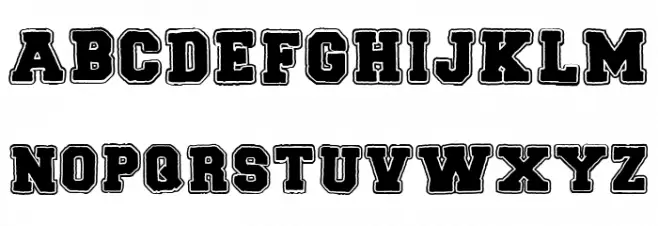 BACK TO SCHOOL Regular Шрифта ВЕРХНИЙ