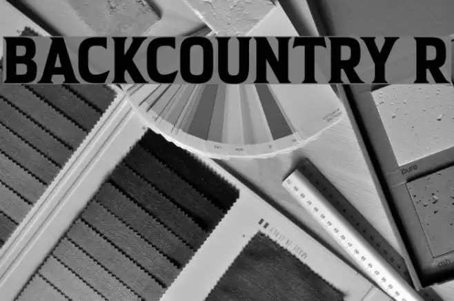 BACKCOUNTRY Regular Font examples