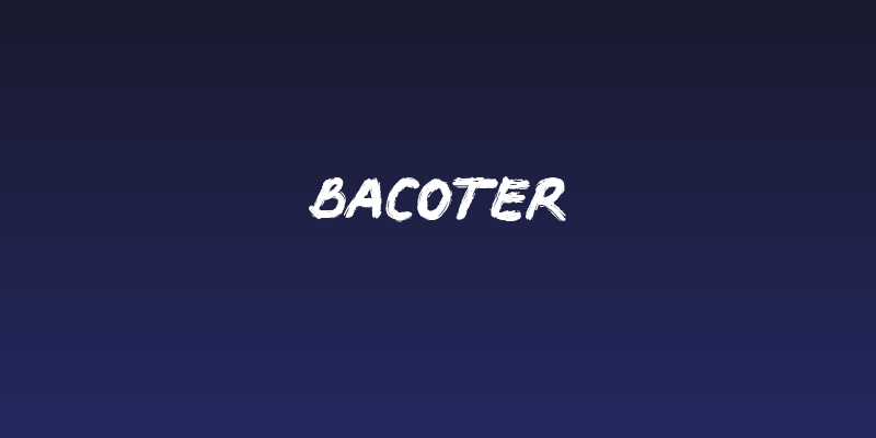 BACOTER Social Header