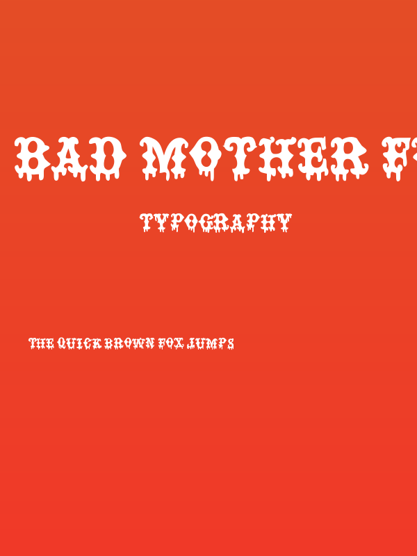 BAD MOTHER FUCKER Poster
