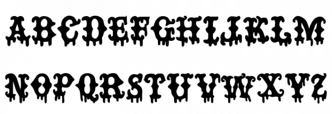 BAD MOTHER FUCKER Caratteri MINUSCOLO