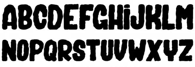 BAD SPIRIT Font Litere mari