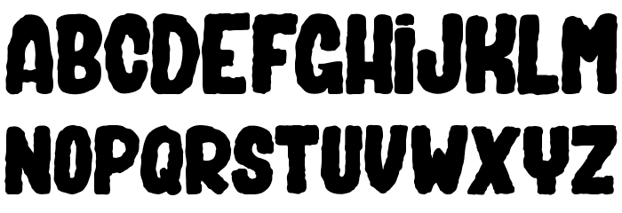 BAD SPIRIT Font LOWERCASE