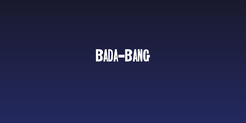 BADA-BANG Social Header