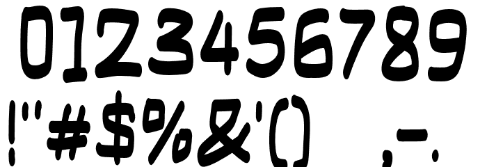 BADAST Font OTHER CHARS