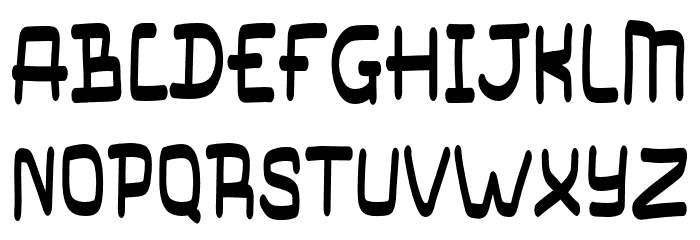 BADAST Font LOWERCASE