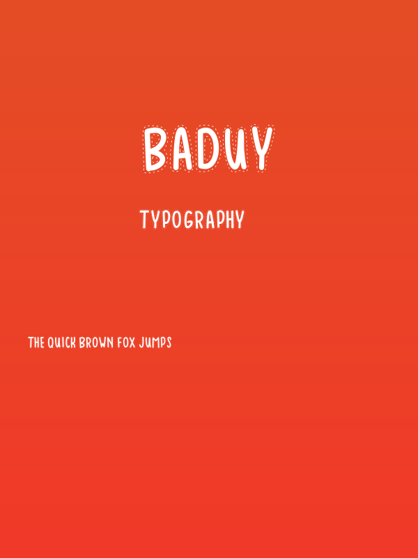 BADUY Poster