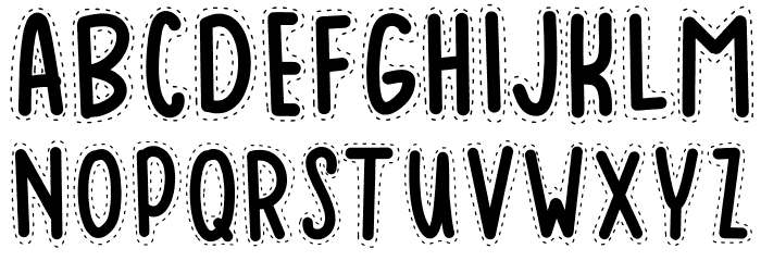BADUY Font LOWERCASE