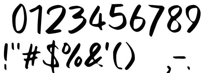 BAGAZA Font OTHER CHARS
