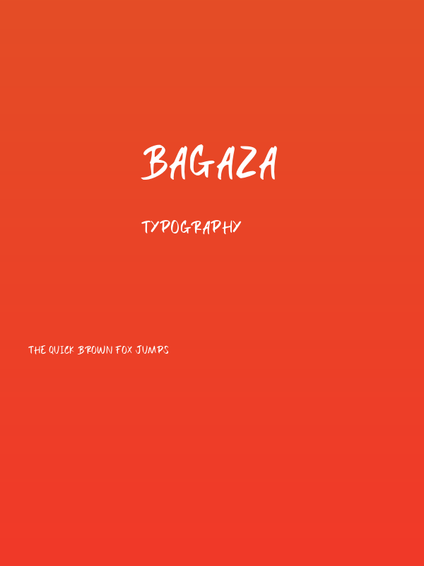BAGAZA Poster