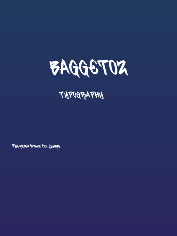 BAGGETOZ Poster