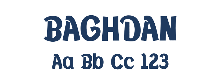BAGHDAN Font Preview
