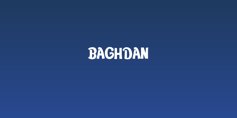 BAGHDAN Social Header