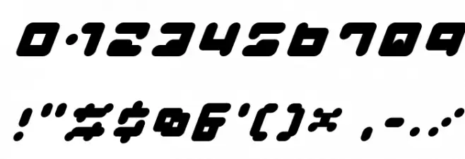 BAJT Rounded Italic Font OTHER CHARS