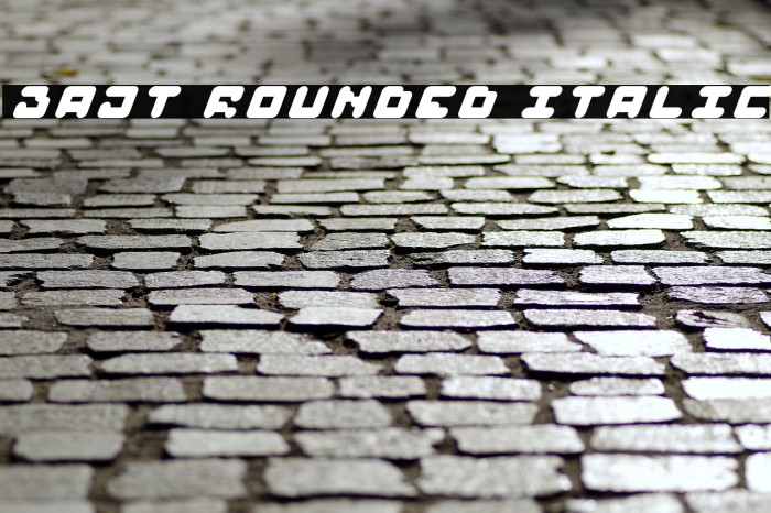 BAJT Rounded Italic Example 2
