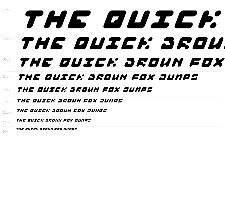 BAJT Rounded Italic Waterfall