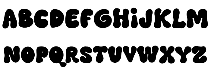 BAKING SAUCE Font LOWERCASE