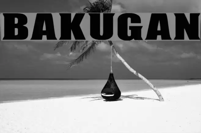 BAKUGAN フォント examples