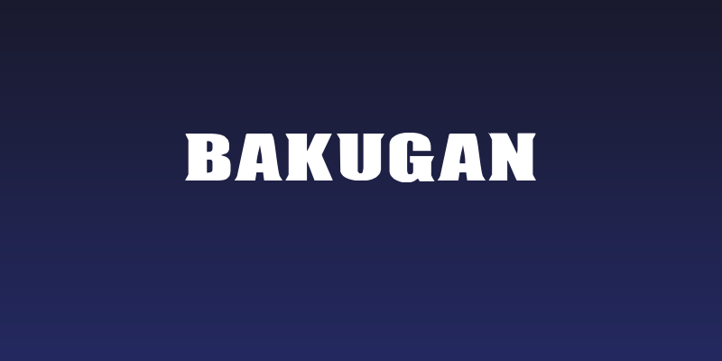 BAKUGAN Social Header