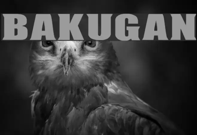 BAKUGAN Font examples