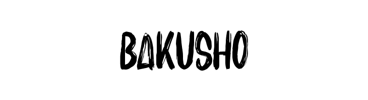 BAKUSHO  Frei Schriftart Herunterladen
