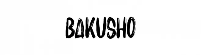 BAKUSHO  Frei Schriftart Herunterladen