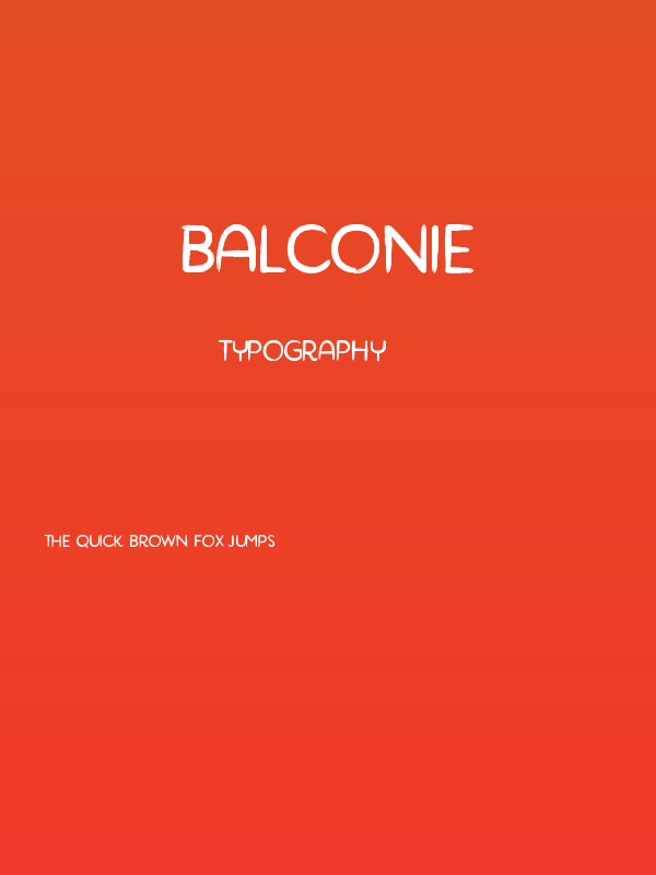 BALCONIE Poster