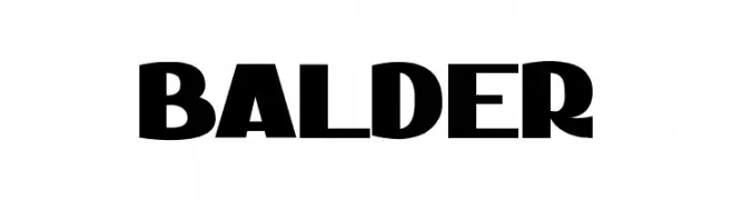 BALDER  Frei Schriftart Herunterladen