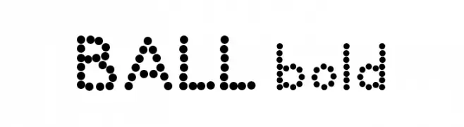 BALL bold  免费字体下载
