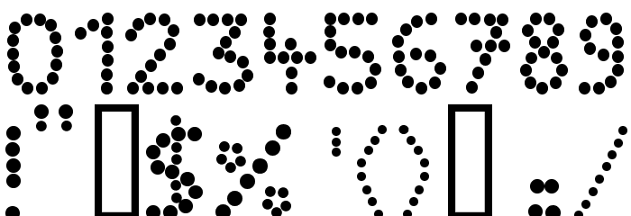 BALL bold Font OTHER CHARS