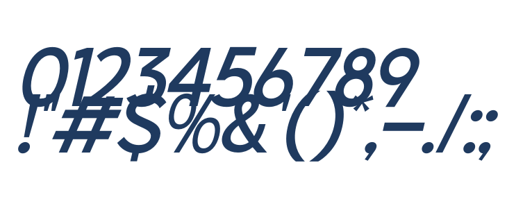 BALLAD Italic Other Characters