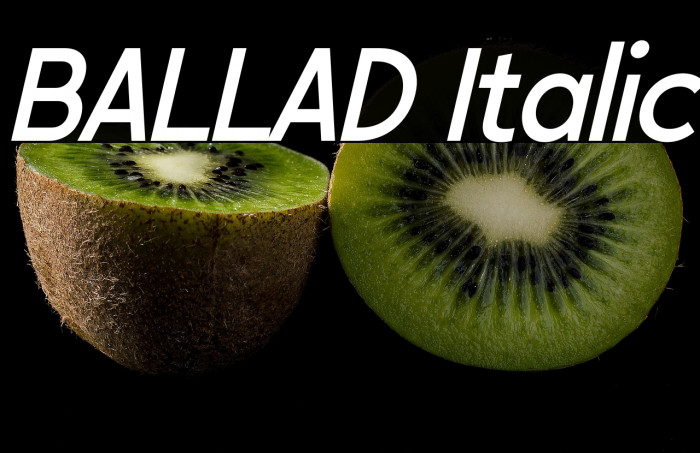 BALLAD Italic Example 1