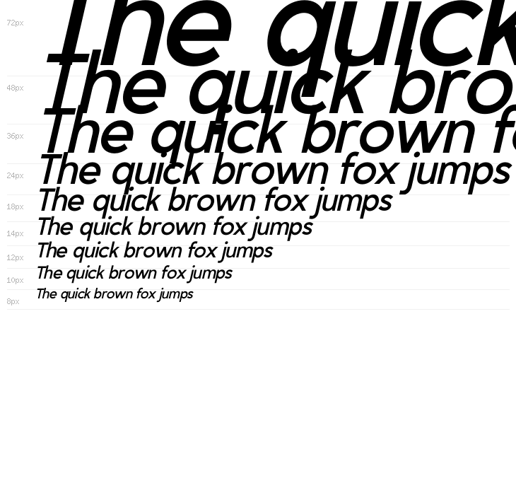 BALLAD Italic Waterfall