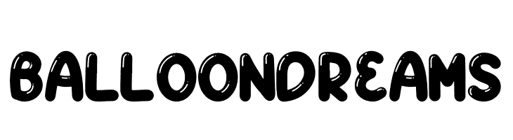 BALLOON DREAMS  Free Fonts Download