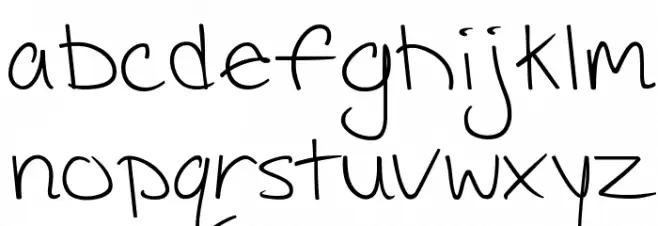 BAM It's Andrea! 字体 小写