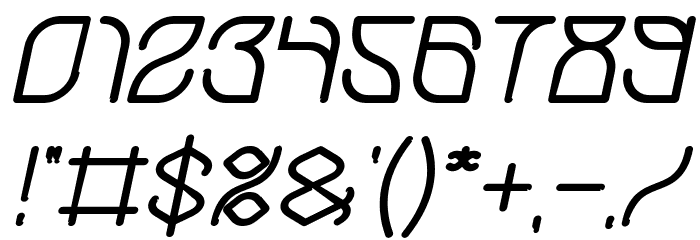 BAMBOO chopsticks Bold Italic Font OTHER CHARS