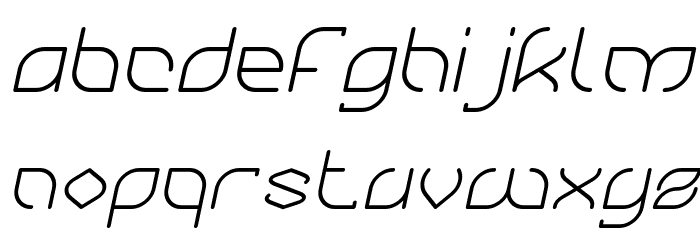 BAMBOO chopsticks Italic Font LOWERCASE