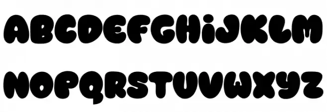 BAMEW Bold Personal Use Schriftart Groß