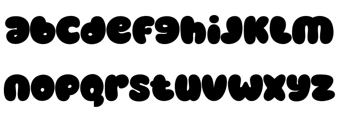 BAMEW Bold Personal Use Font LOWERCASE