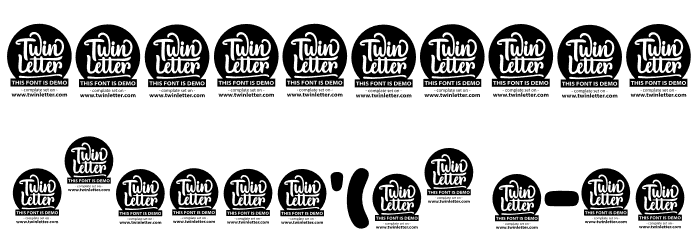 BAMEW Thin Personal Use Font OTHER CHARS