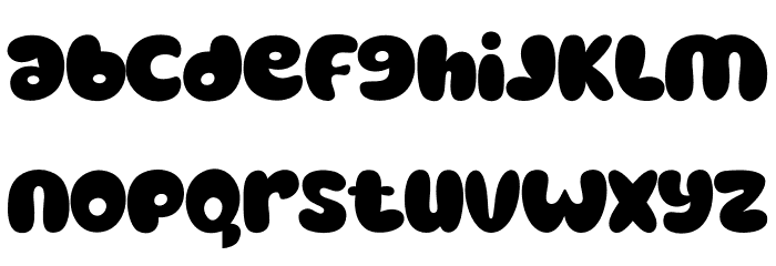 BAMEW Thin Personal Use Font LOWERCASE