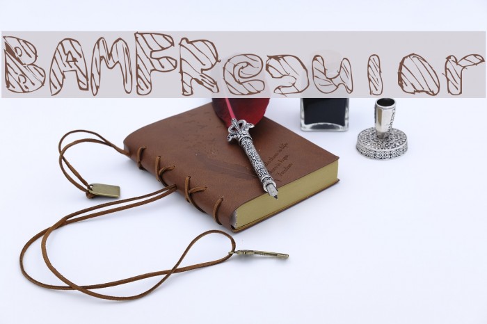 BAMFRegular Caratteri examples
