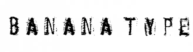 BANANA TYPE  Fuentes Gratis Descargar