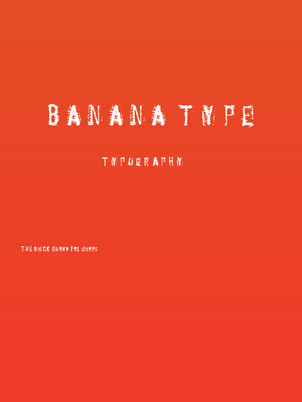 BANANA TYPE Poster