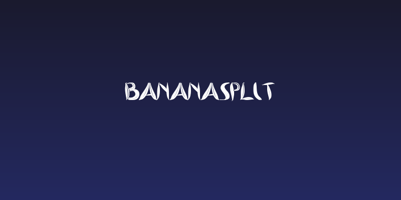 BANANASPLIT Social Header