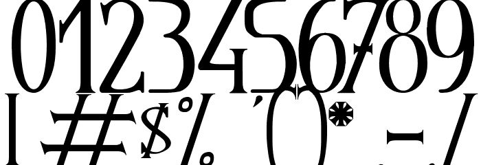 BAND OF REALITY Font OTHER CHARS