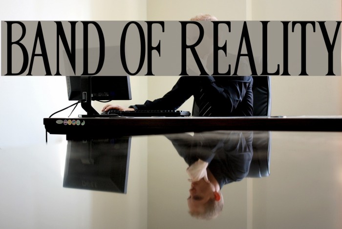 BAND OF REALITY Font examples